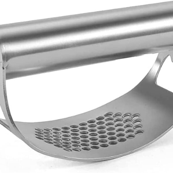 304 Stainless Steel Garlic Mincer Crusher Professional Kitchen Gadgets Two in One Garlic Chopper with Ergonomic Handle