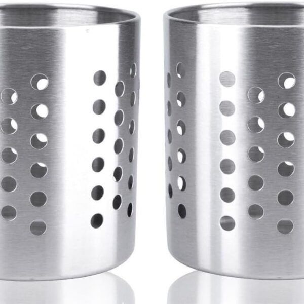 2PCS Stainless Steel Utensil Holder
