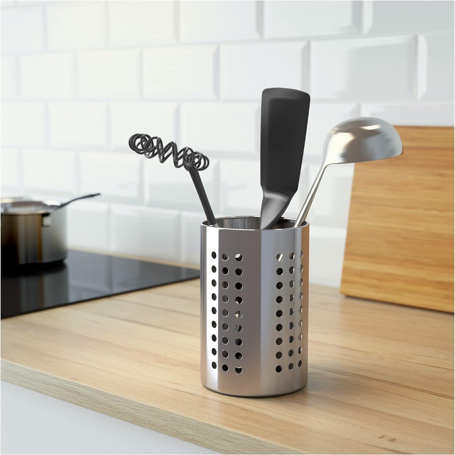 2PCS Stainless Steel Utensil Holder - Image 4